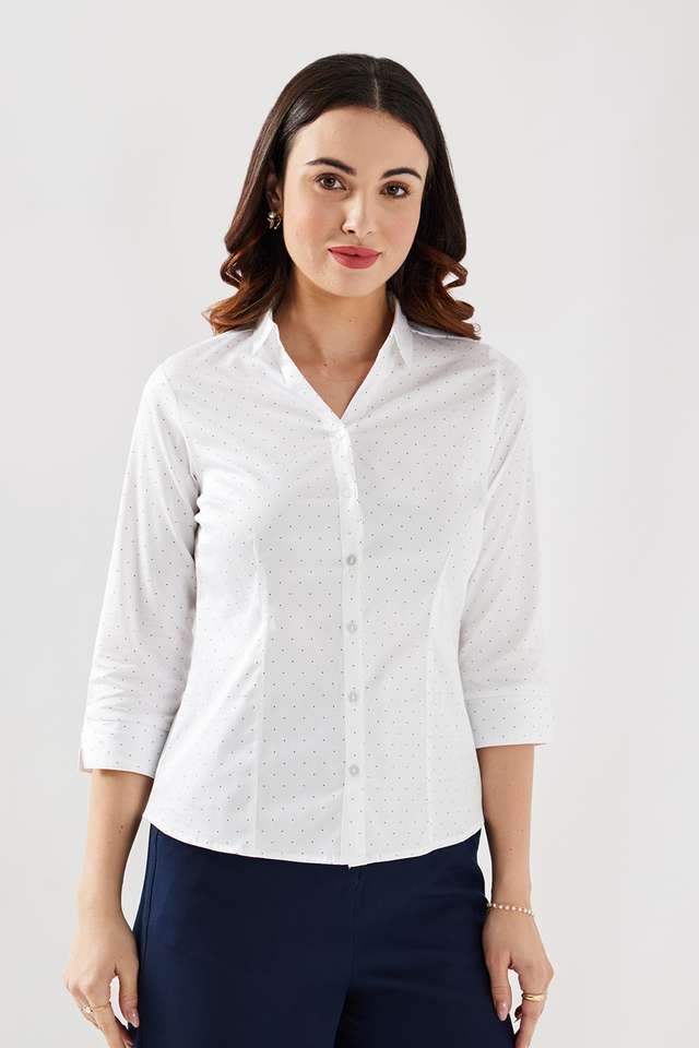 Printed-Blended-Fabric-Regular-Fit-Women-s-Shirt