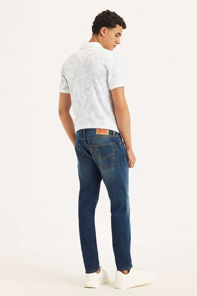 Light-Wash-Cotton-Tapered-Fit-Men-s-Jeans