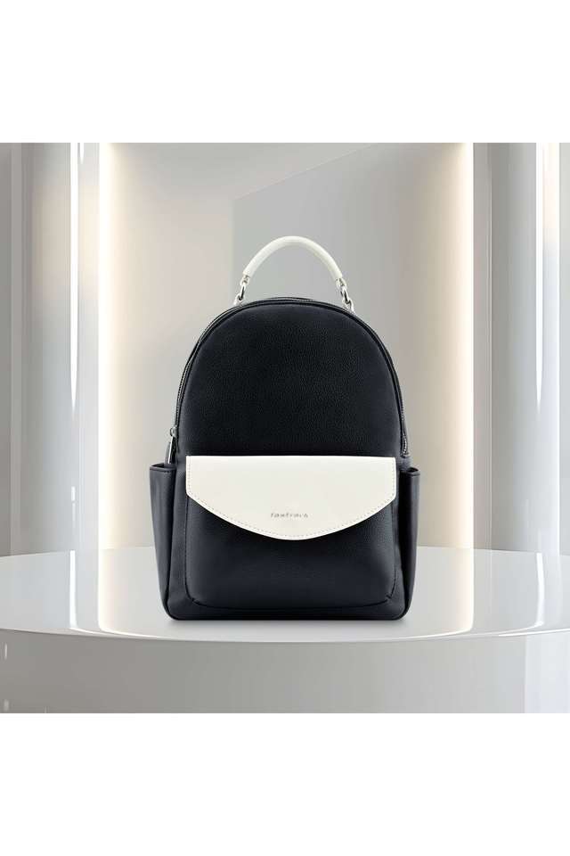 Semi-PU-Zipper-Closure-Women-s-Backpack