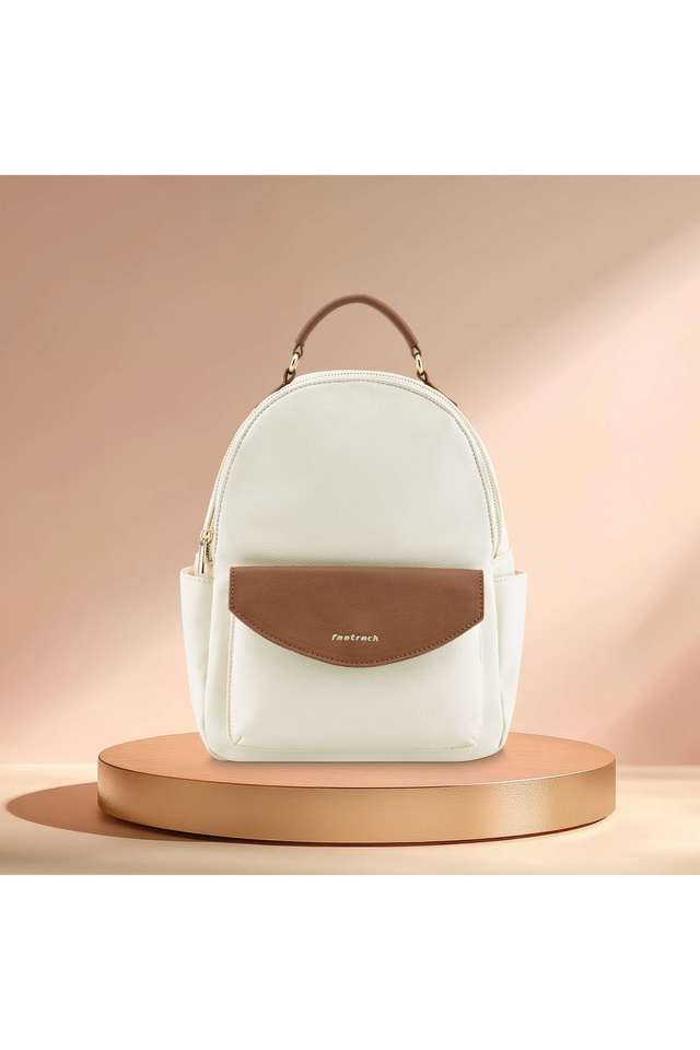 Semi-PU-Zipper-Closure-Women-s-Backpack