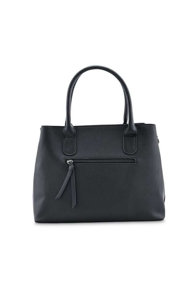 Semi-PU-Zipper-Closure-Women-s-Satchel-Bag