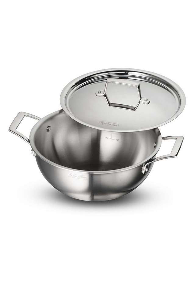 Triply-Clad-Aeoin-24cm-Deep-Kadai-with-SS-Lid