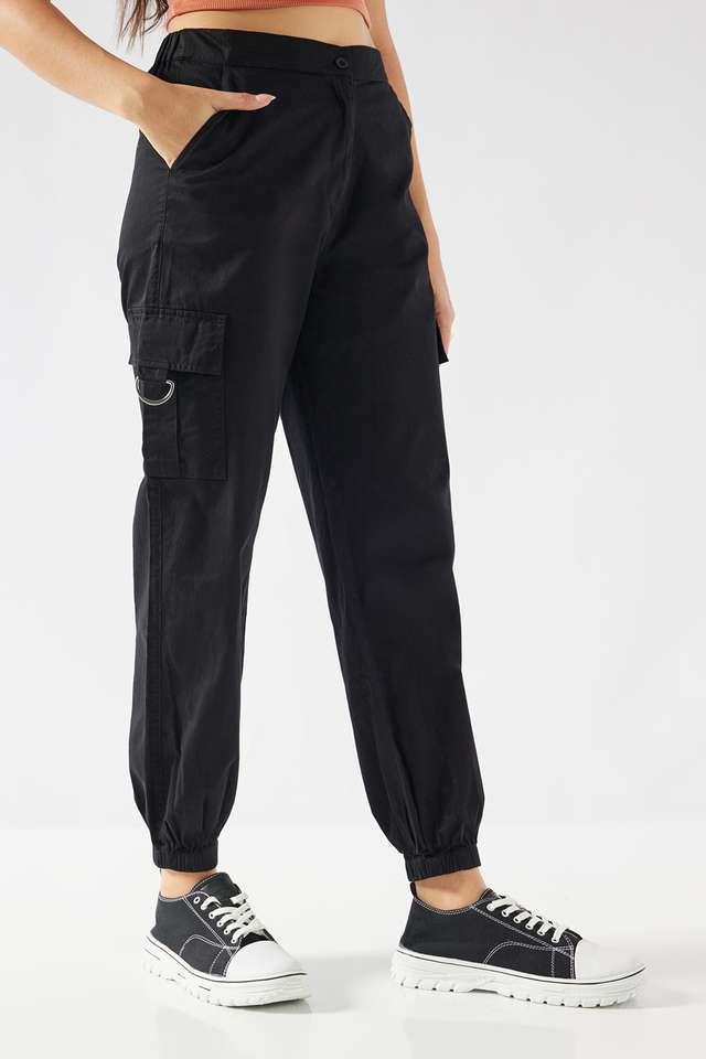 Solid-Straight-Fit-Viscose-Women-s-Casual-Wear-Pants