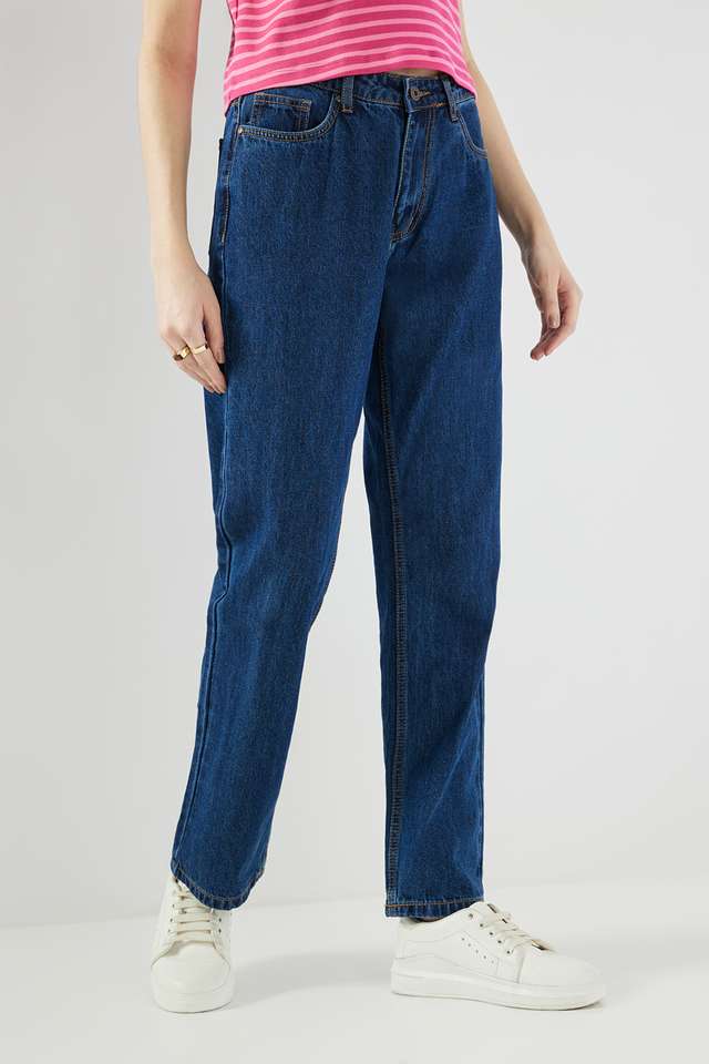 Mid-Rise-Denim-Straight-Fit-Women-s-Jeans