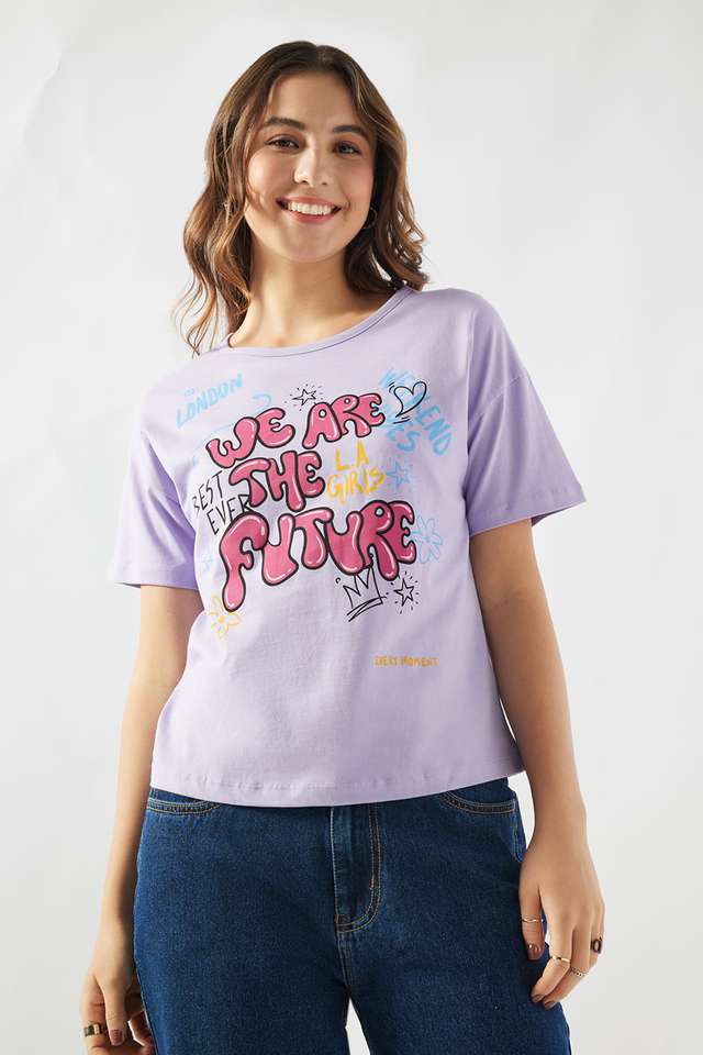 Printed-Cotton-Round-Neck-Women-s-T-Shirt