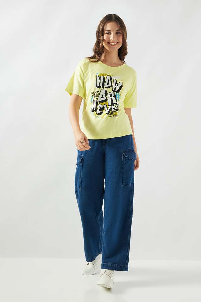 Printed-Cotton-Round-Neck-Women-s-T-Shirt