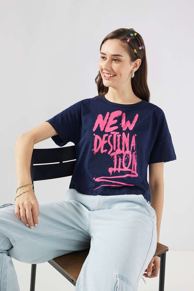 Printed-Cotton-Round-Neck-Women-s-T-Shirt