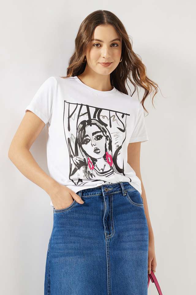 Printed-Cotton-Round-Neck-Women-s-T-Shirt