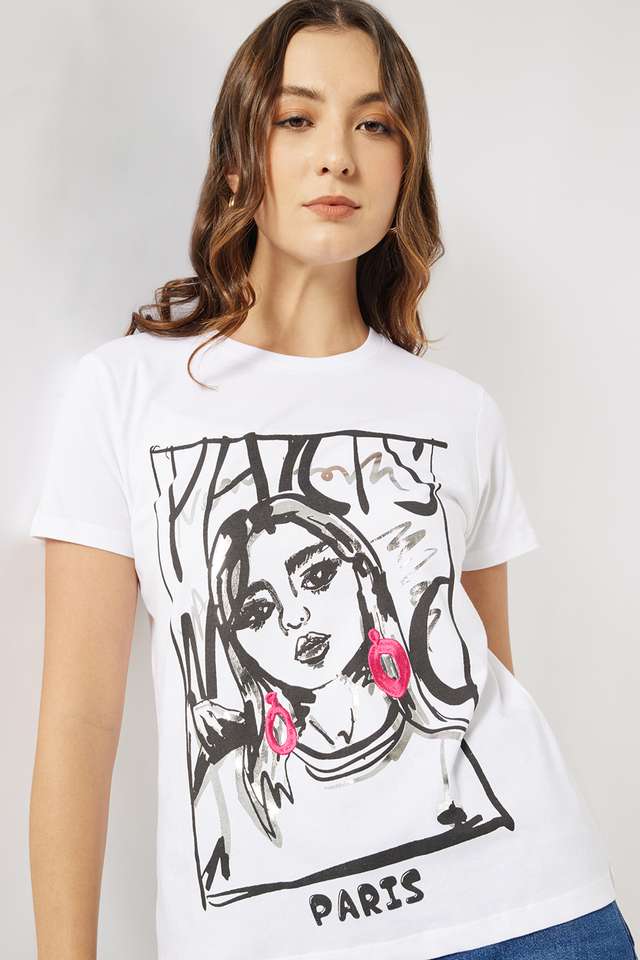 Printed-Cotton-Round-Neck-Women-s-T-Shirt