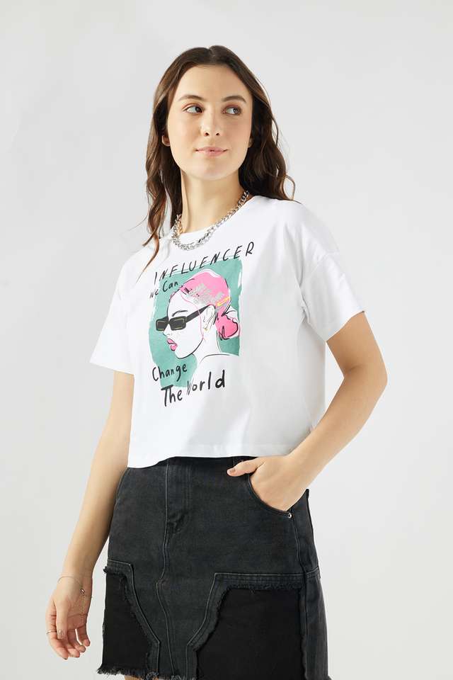Printed-Cotton-Round-Neck-Women-s-T-Shirt