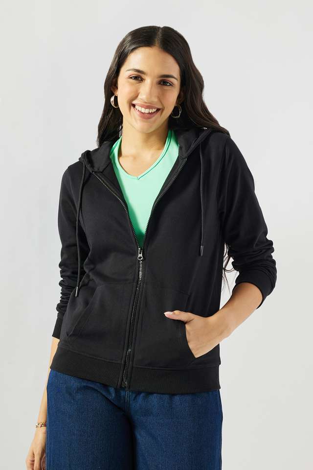 Solid-Hooded-Cotton-Women-Sweatshirt