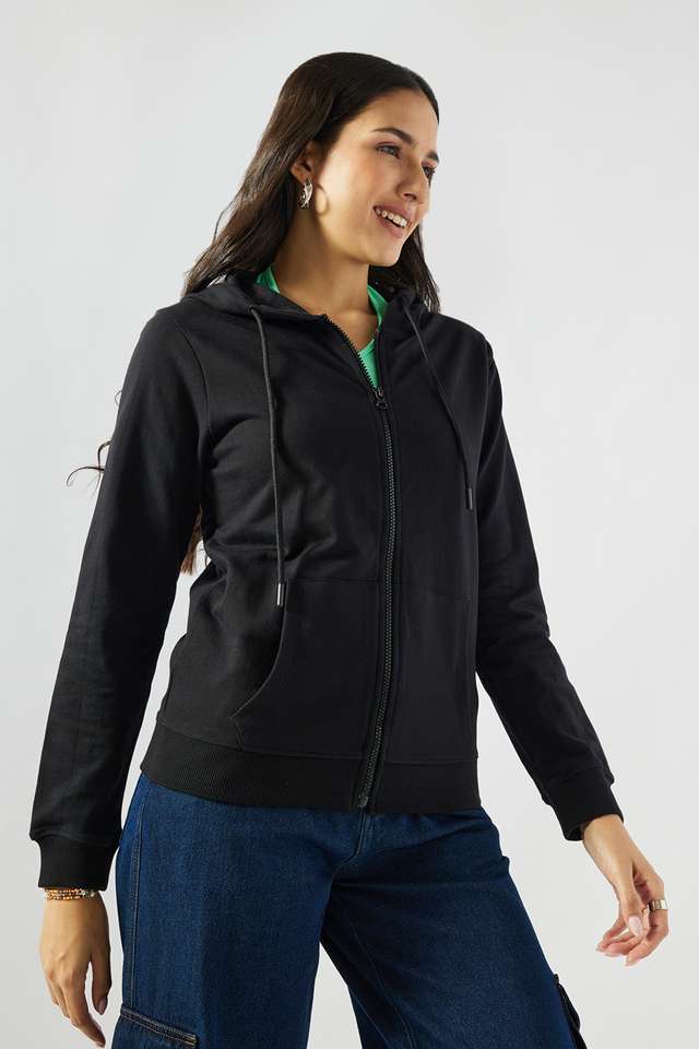 Solid-Hooded-Cotton-Women-Sweatshirt