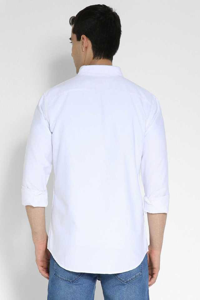 Solid-Cotton-Slim-Fit-Men-s-Casual-Wear-Shirt