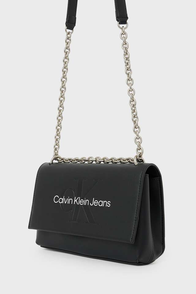 Buy CALVIN KLEIN Black Zipper Polyurethane Women's Casual Wear