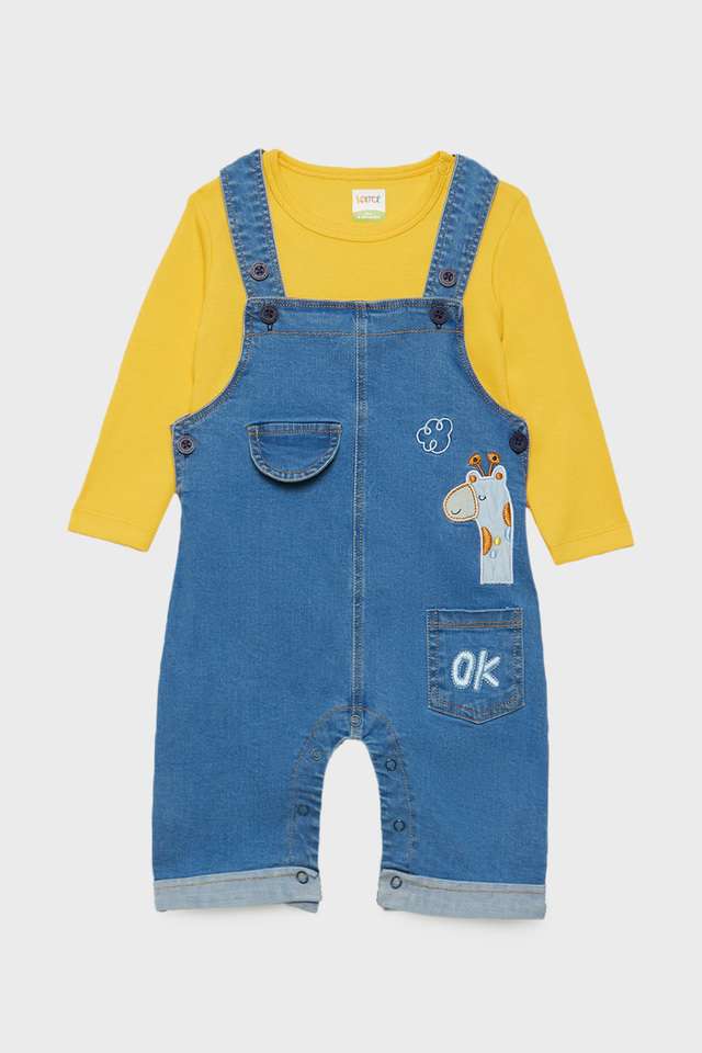 Solid-Cotton-Regular-Fit-Infant-Boys-Co-Ord-Set