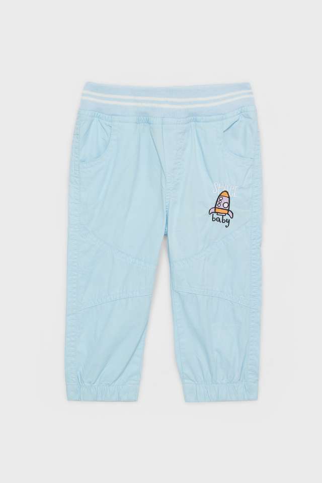 Solid-Cotton-Regular-Fit-Infant-Boys-Pants
