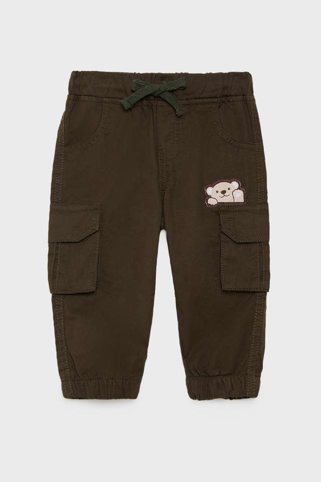Solid-Cotton-Regular-Fit-Infant-Boys-Pants