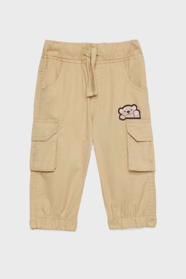 Solid-Cotton-Regular-Fit-Infant-Boys-Pants