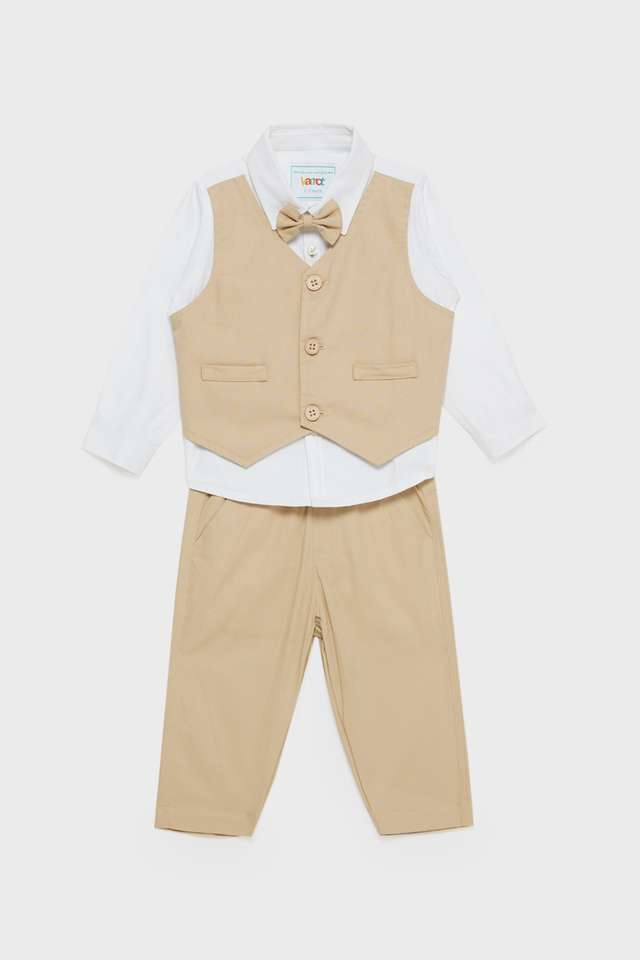 Solid-Cotton-Blend-Regular-Fit-Infant-Boys-Co-Ord-Set