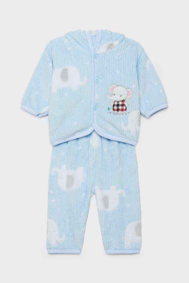 Solid-Polyester-Regular-Fit-Infant-Boys-Co-Ord-Set