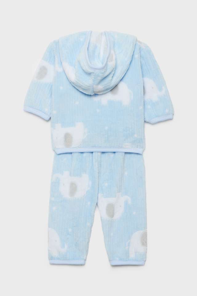 Solid-Polyester-Regular-Fit-Infant-Boys-Co-Ord-Set