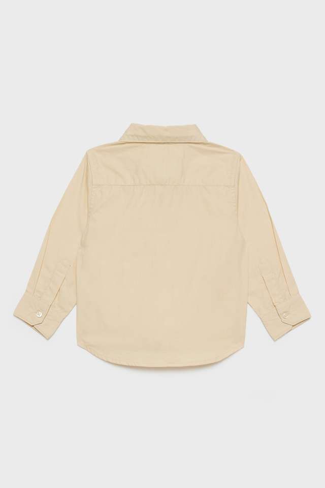 Solid-Cotton-Regular-Fit-Infant-Boys-Shirt