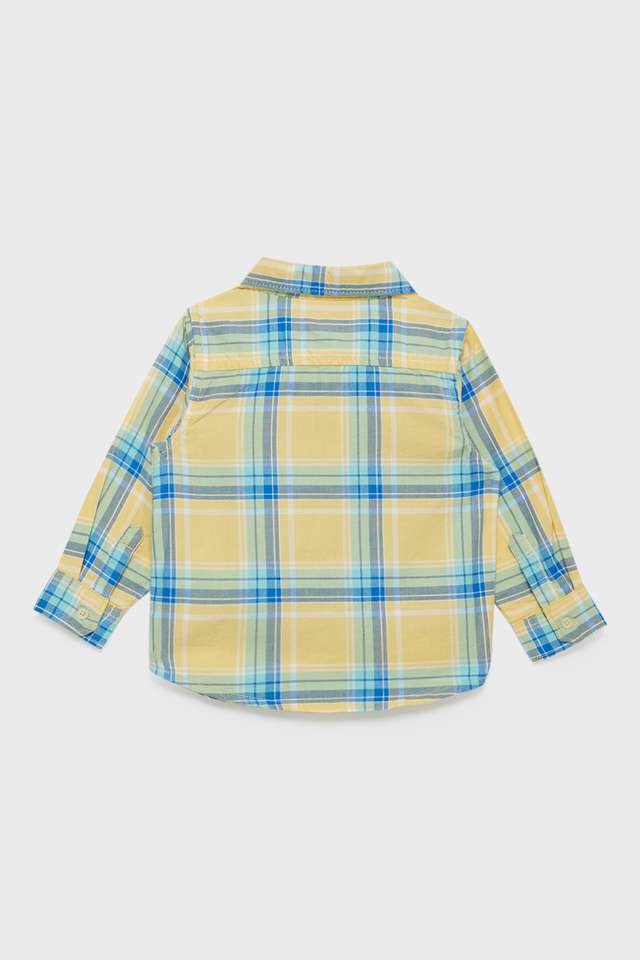 Checks-Cotton-Regular-Fit-Infant-Boys-Shirt