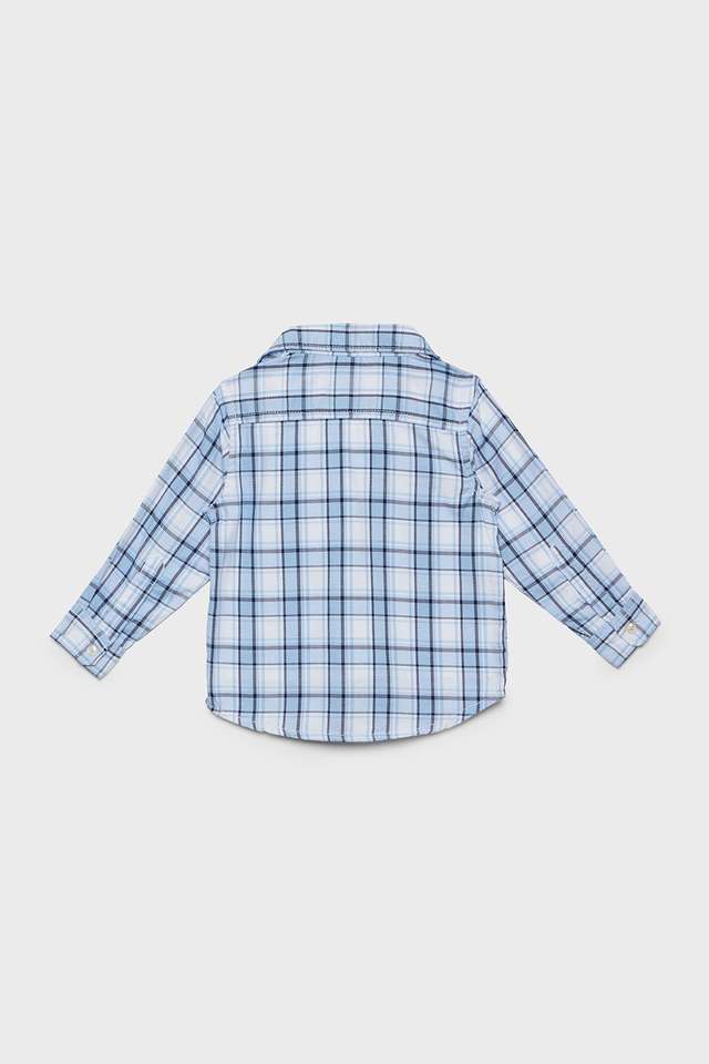 Checks-Cotton-Regular-Fit-Infant-Boys-Shirt
