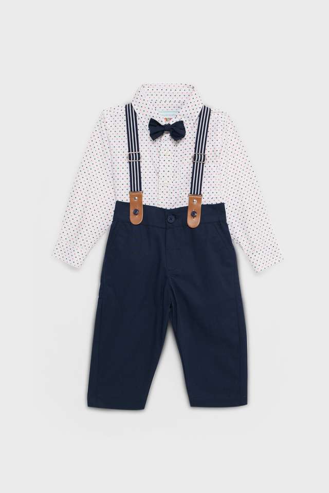 Solid-Cotton-Regular-Fit-Infant-Boys-Co-Ord-Set