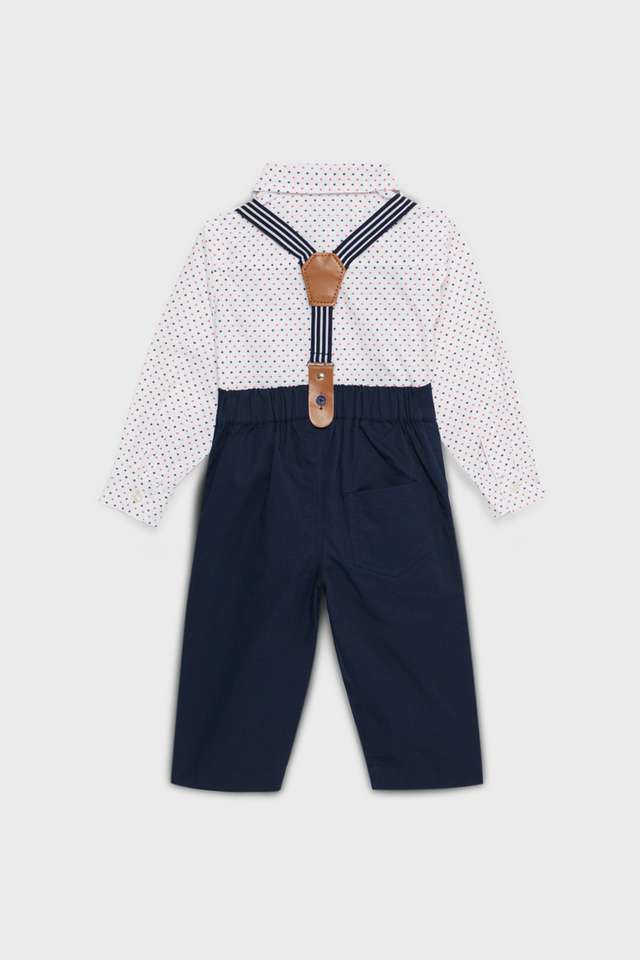 Solid-Cotton-Regular-Fit-Infant-Boys-Co-Ord-Set