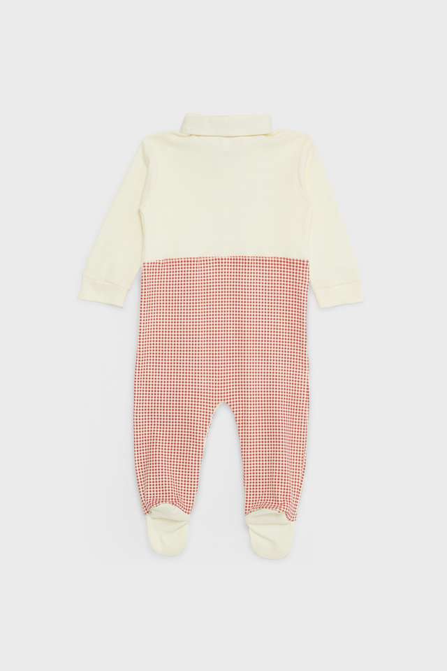 Checks-Cotton-Regular-Fit-Infant-Boys-Rompers