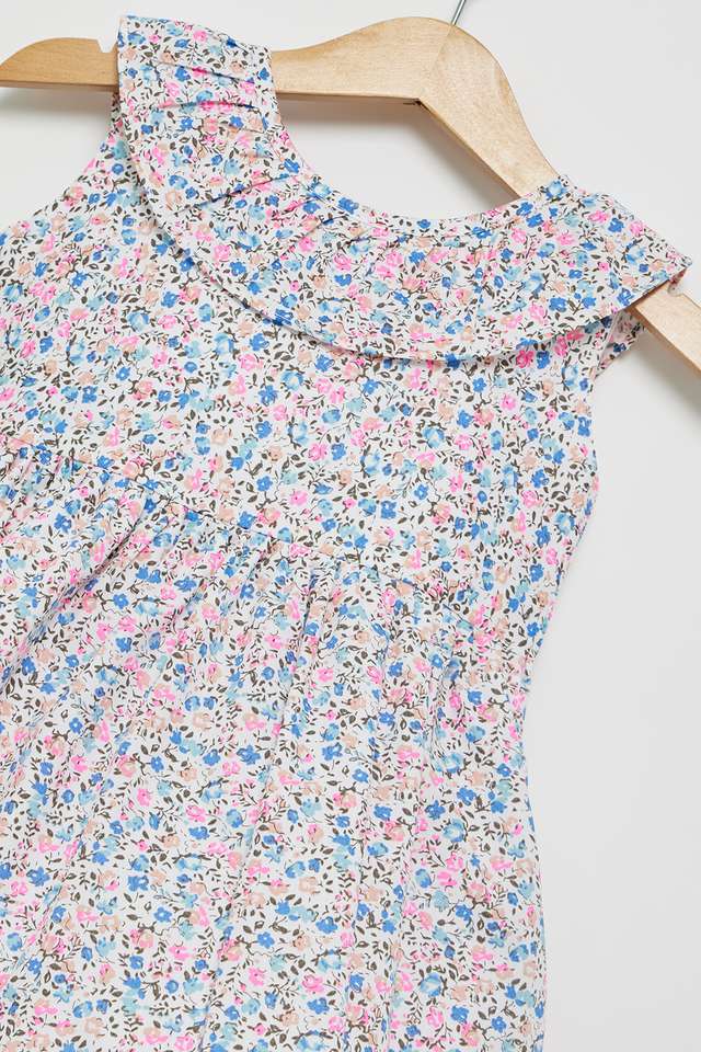 Printed-Poplin-Regular-Fit-Infant-Girls-Dress