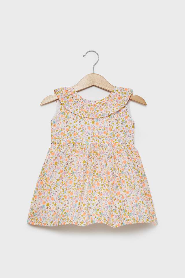 Printed-Poplin-Regular-Fit-Infant-Girls-Dress