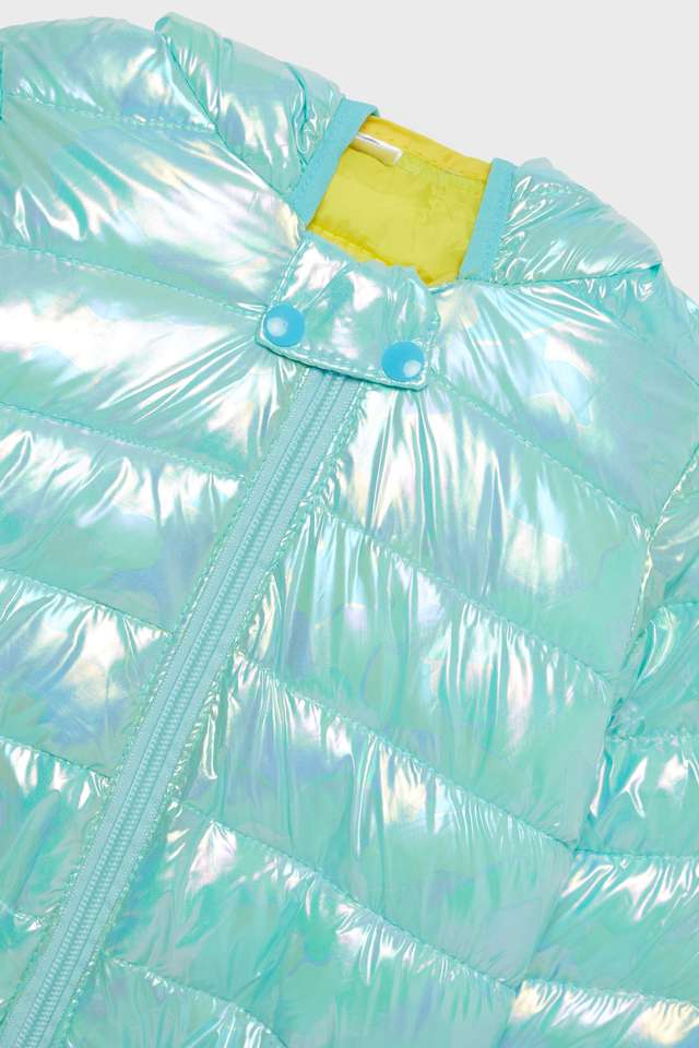 Solid-Polyester-Hooded-Infant-Girls-Jacket