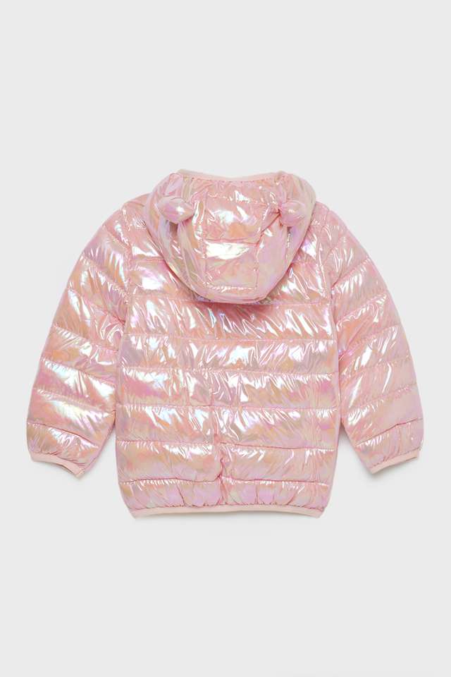 Solid-Polyester-Regular-Fit-Infant-Girls-Jacket
