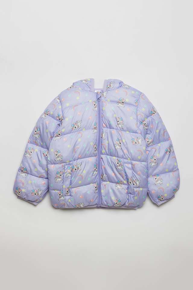 Solid-Polyester-Regular-Fit-Infant-Girls-Jacket
