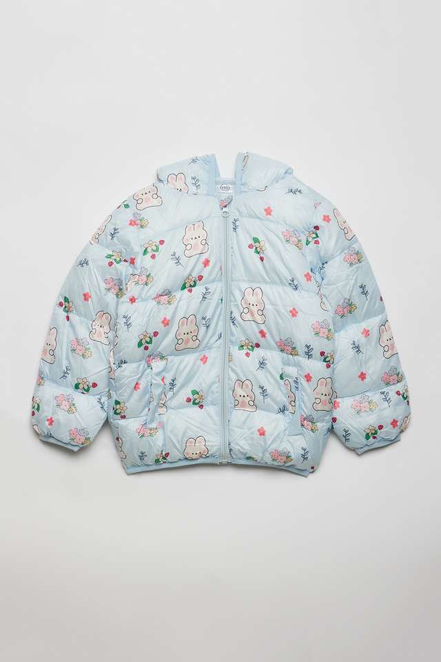 Solid-Polyester-Regular-Fit-Infant-Girls-Jacket