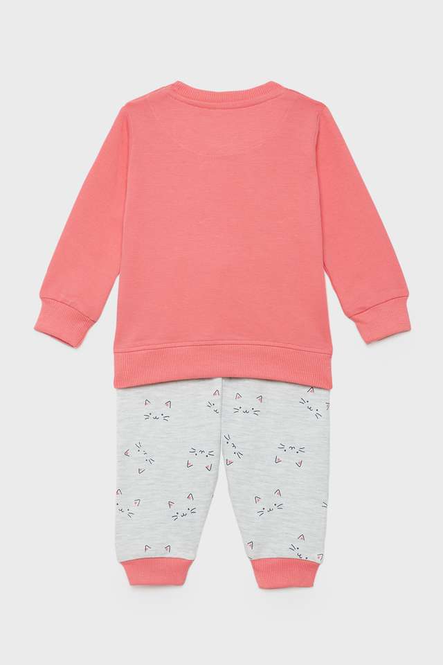 Embroidered-Cotton-Regular-Fit-Infant-Girls-Co-Ord-Set