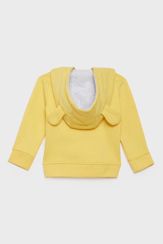 Typographic-Cotton-Blend-Hooded-Infant-Girls-Sweatshirt