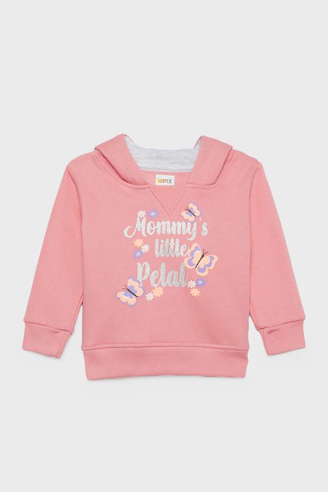 Graphic-Print-Cotton-Blend-Hooded-Girls-Sweatshirt