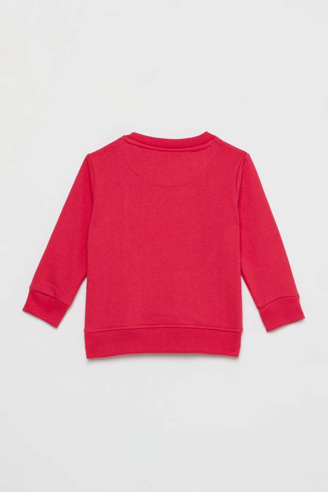 Typographic-Cotton-Blend-Round-Neck-Girls-Sweatshirt