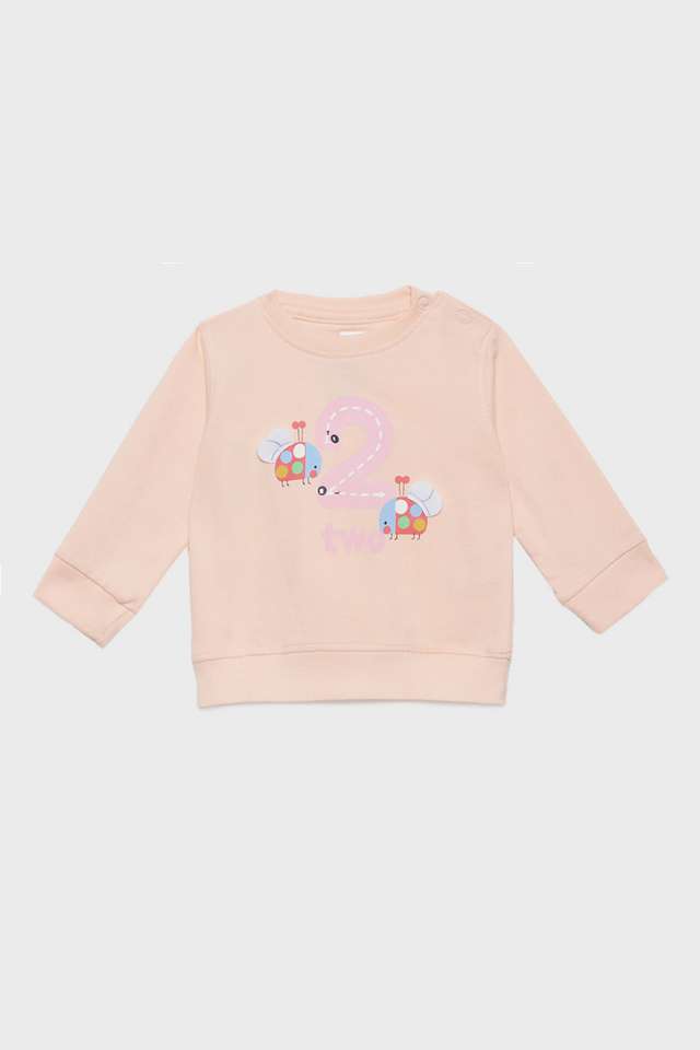 Graphic-Print-Cotton-Round-Neck-Infant-Girls-Sweatshirt