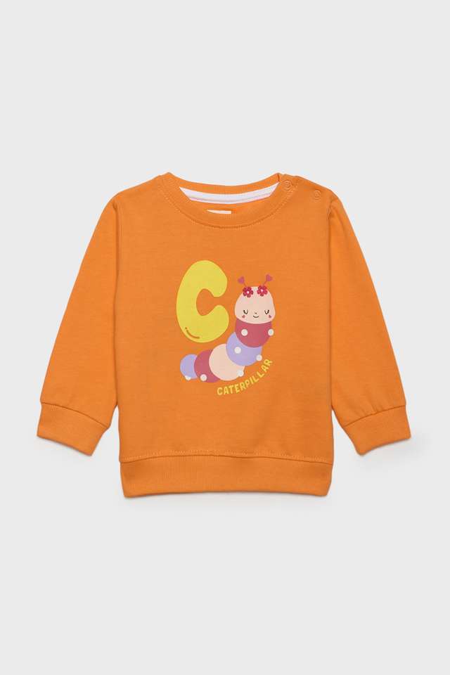 Graphic-Print-Cotton-Round-Neck-Infant-Girls-Sweatshirt