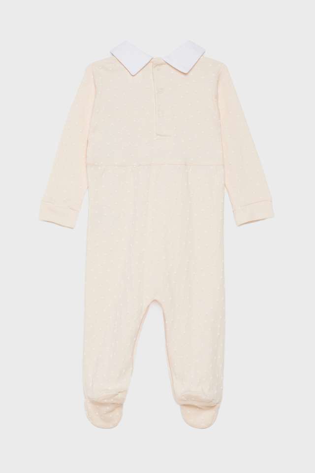 Solid-Cotton-Regular-Fit-Infant-Girls-Rompers