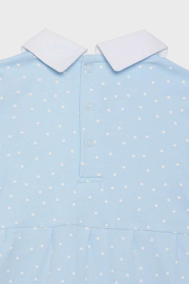 Solid-Cotton-Regular-Fit-Infant-Girls-Rompers