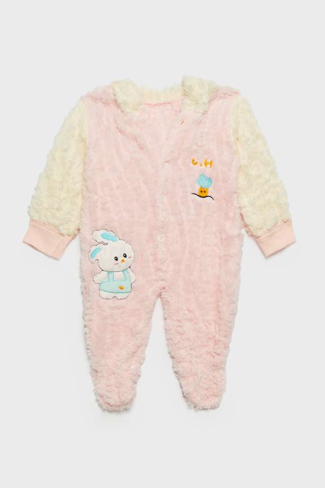 Embroidered-Polyester-Regular-Fit-Infant-Girls-Rompers