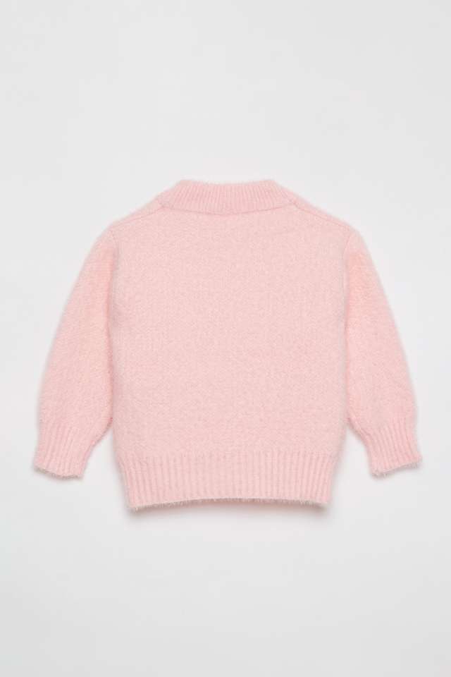 Jacquard-Blended-Fabric-Regular-Fit-Infant-Girls-Sweater