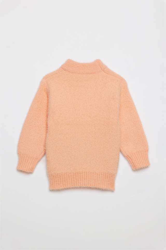 Printed-Blended-Fabric-Round-Neck-Girls-Sweater