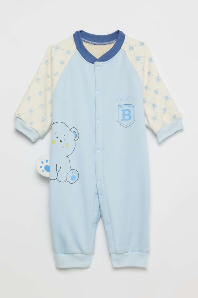 Graphic-Print-Blended-Fabric-Regular-Fit-Unisex-Infant-Nightsuit