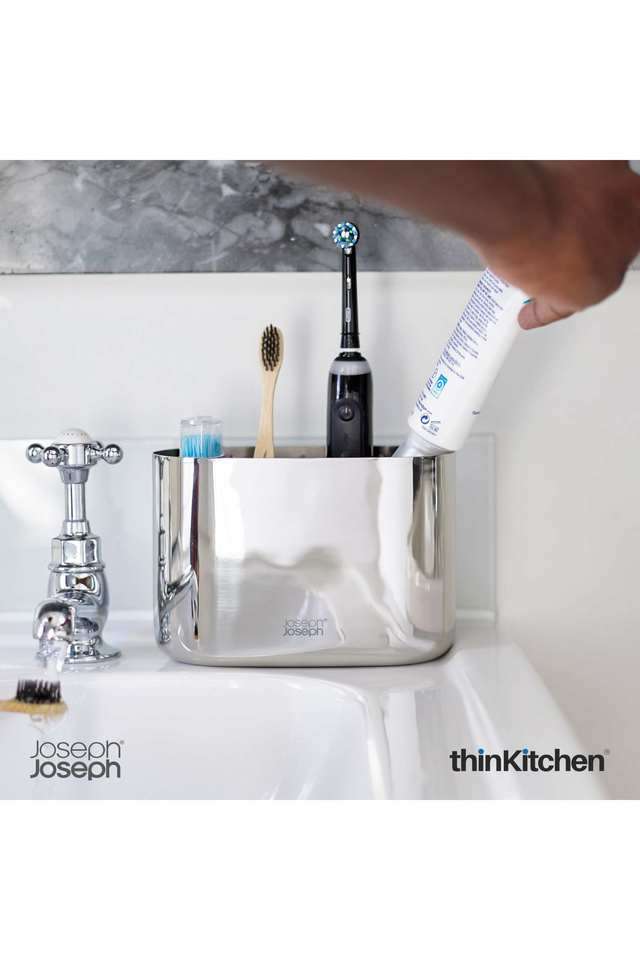 Easystore-Luxe-Large-Stainless-Steel-Toothbrush-Caddy